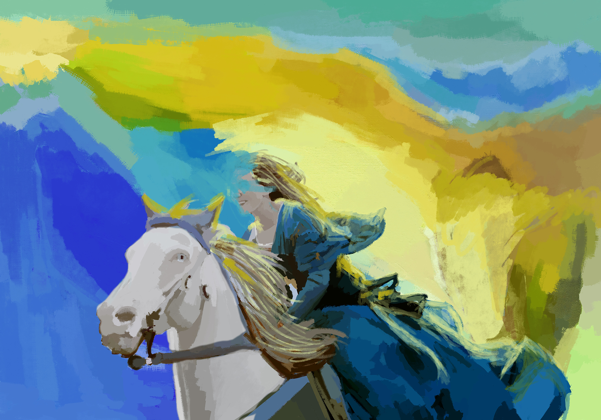 horse and girl